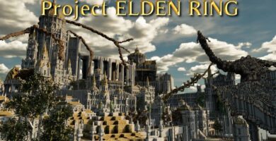 Lerfing's complete Elden Ring world map recreated in Minecraft after 2,000 hours of work