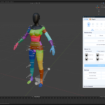 Preview of InZOI mod kit interface showing blender plugins