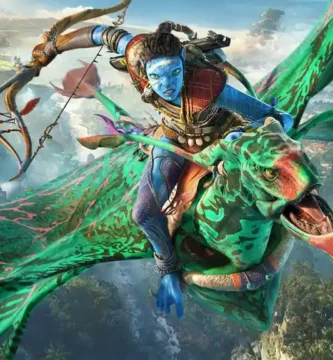 Screenshot of Avatar Frontiers of Pandora showcasing lush Pandora environment with Na’vi character