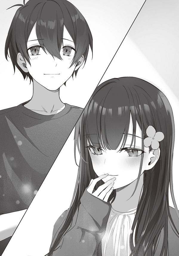 Main characters of Class no Bocchi Gal manga – Gal girl and male protagonist