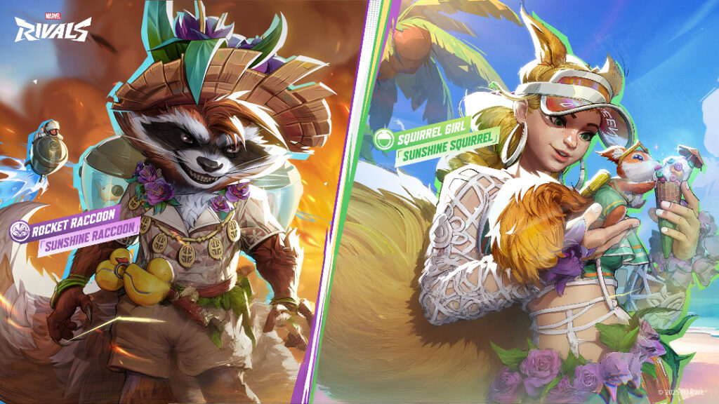 Rocket Raccoon and Squirrel Girl New Skin