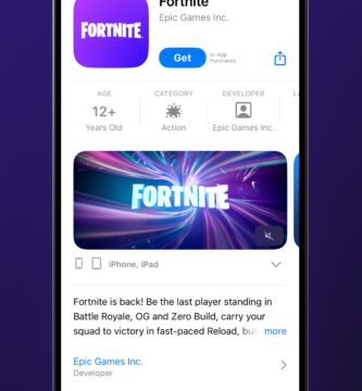 Fortnite Star Wars characters on iPhone screen with App Store icon
