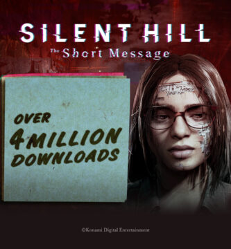 Silent Hill: The Short Message PS5 screenshot celebrating 4 million downloads milestone