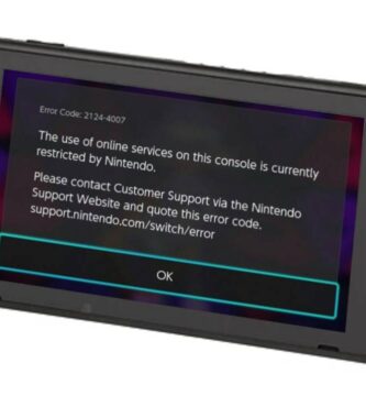 Warning screen on Nintendo Switch alerting users about unauthorized modifications or piracy