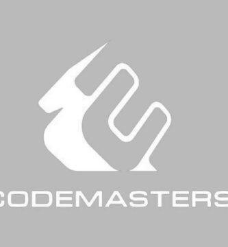Codemasters logo on a building wall under cloudy sky