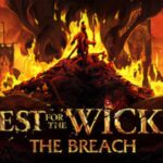 Moon Studios logo fading into background of No Rest for the Wicked with a "Mixed Reviews" Steam label