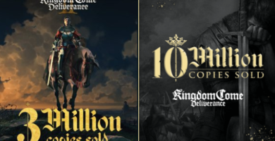 Kingdom Come: Deliverance 2 protagonist with sales graph reaching 3 million