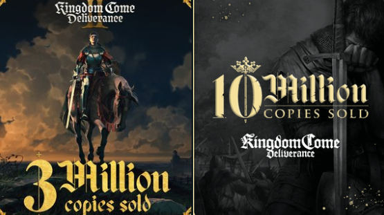 Kingdom Come: Deliverance 2 protagonist with sales graph reaching 3 million