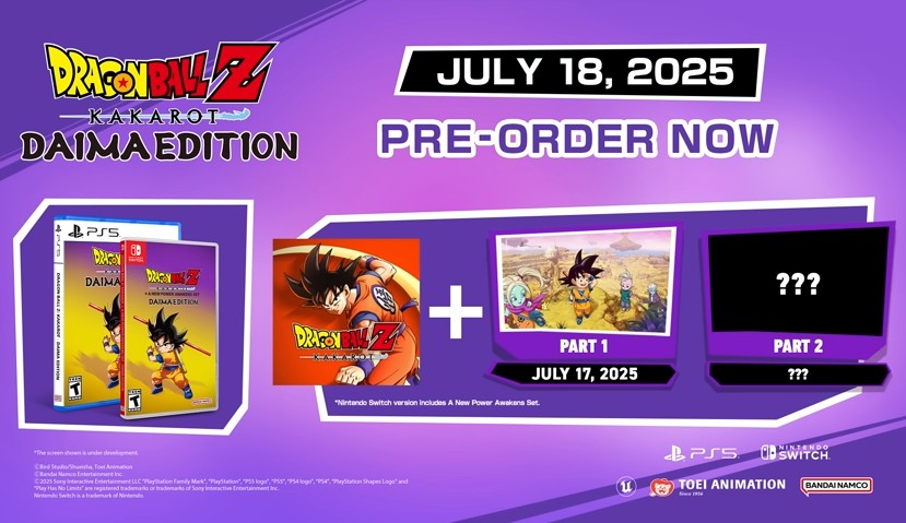 Dragon Ball Z: Kakarot Dragon Ball Daima DLC, July 17 release
