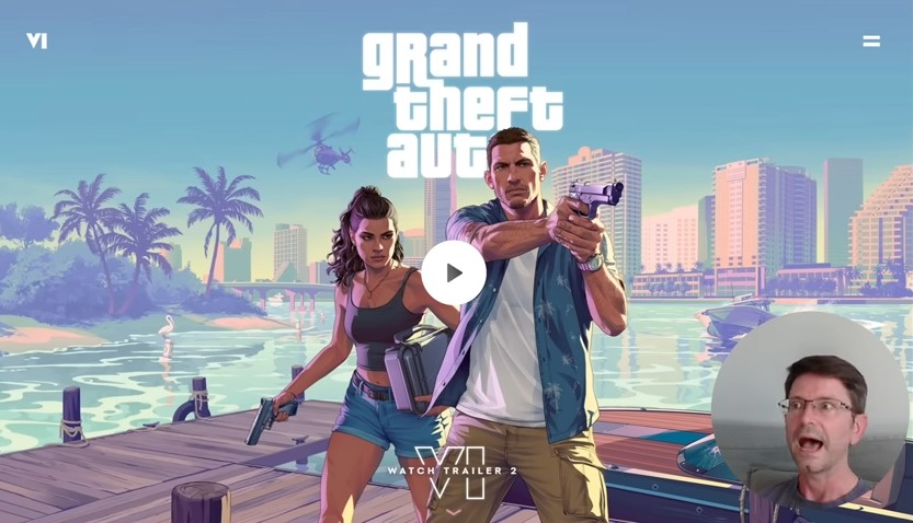 David O'Reilly discussing GTA 6 development in YouTube video Game World Art