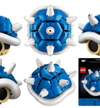 Buildable LEGO Mario Kart Blue Shell set for LEGO Insiders, 234 pieces