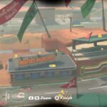 Mario Kart World binocular station feature shown in desert map area