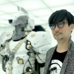 Hideo Kojima at a gaming event discussing Kojima Productions’ future plans