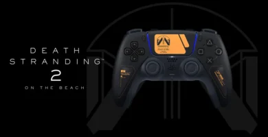 Death Stranding 2 On the Beach PS5 DualSense Controller with Drawbridge insignia