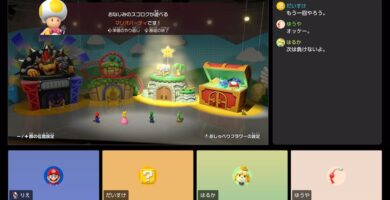 Nintendo Switch 2 GameChat interface showing text-to-speech and subtitle options