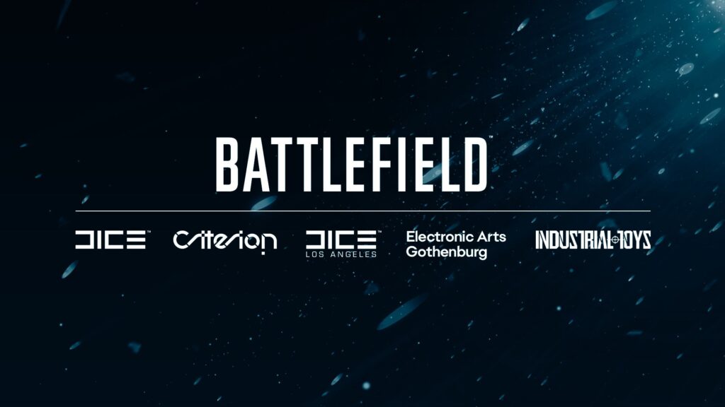 Battlefield 6 teaser image with EA and DICE logos