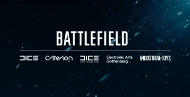 Battlefield 6 teaser image with EA and DICE logos