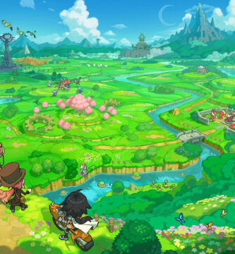 Fantasy Life i gameplay showing vibrant JRPG characters and lively world