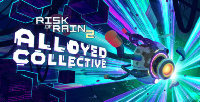 Risk of Rain 2 Alloyed Collective DLC with new enemies, stages, and drone upgrade station