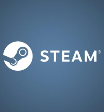 Steam logo with dark web background and digital breach warning