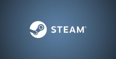 Steam logo with dark web background and digital breach warning