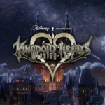 Promotional artwork of Kingdom Hearts Missing-Link showing Keyblade wielder and GPS gameplay concept