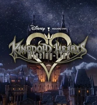 Promotional artwork of Kingdom Hearts Missing-Link showing Keyblade wielder and GPS gameplay concept
