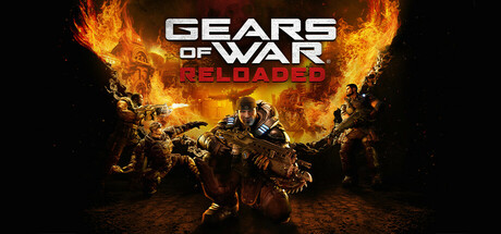 Gears of War: Reloaded key art showing new graphics and remastered visuals with PS5, Xbox Series X, and PC logos.