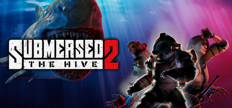 Screenshot of Submersed 2 – The Hive showing eerie underwater hallway in horror game