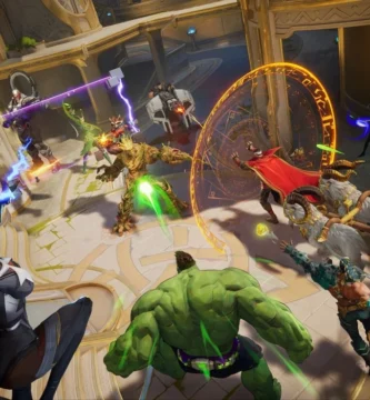Marvel Rivals gameplay screenshot showing popular heroes