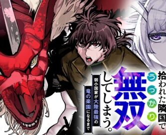 Kuni wo Owareta Ryuushi-san manga cover showing the protagonist in fantasy armor with magic aura