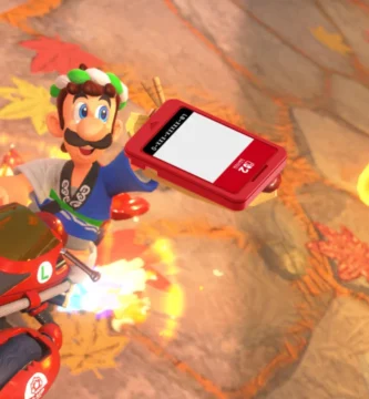 Nintendo Switch 2 console with physical game cartridges of Mario and Zelda titles