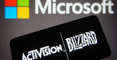 Microsoft and Activision Blizzard logos with "FTC Case Dropped" text overlay