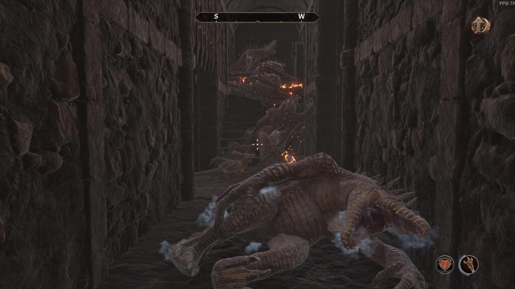 Oblivion Remastered player facing daedra in the fiery Kvatch Oblivion Gate
