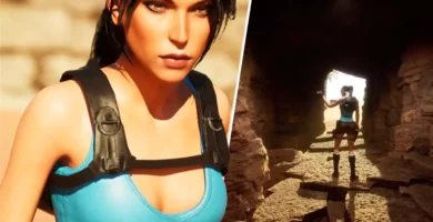 Concept image of Lara Croft in Unreal Engine 5 for next Tomb Raider game