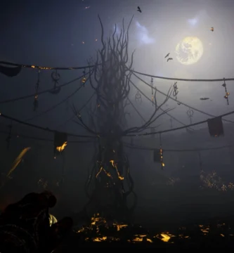 Screenshot of Tainted Grail: The Fall of Avalon showing dark fantasy Arthurian world gameplay