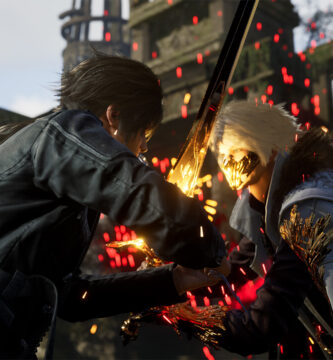 Lost Soul Aside protagonist in combat with glowing energy effects and fantasy environment