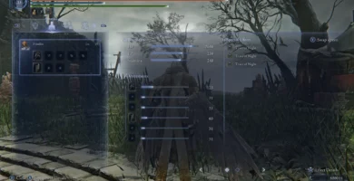 Screenshot of Elden Ring Nightreign mod showing enhanced solo play stats and combat