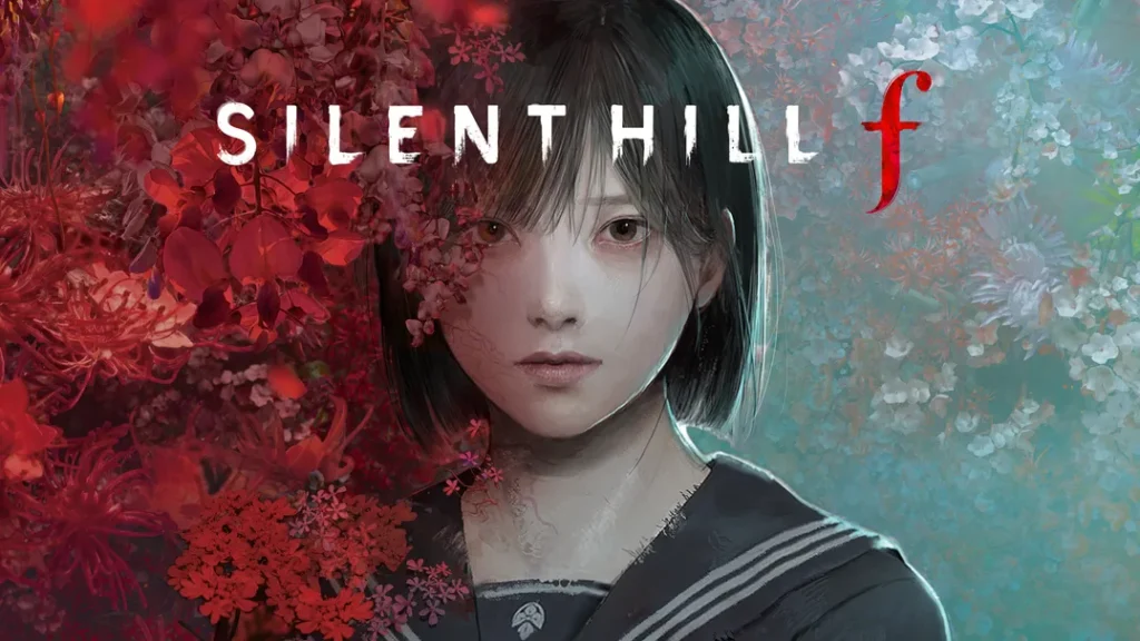Silent Hill f gameplay showing intense melee combat and eerie Japanese town setting