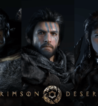Crimson Desert character Kliff with Greymanes in Pywel landscape, promotional scene