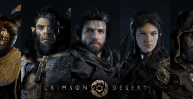 Crimson Desert character Kliff with Greymanes in Pywel landscape, promotional scene