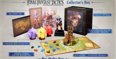 Final Fantasy Tactics: The Ivalice Chronicles Collector’s Box with merchandise, but no game included