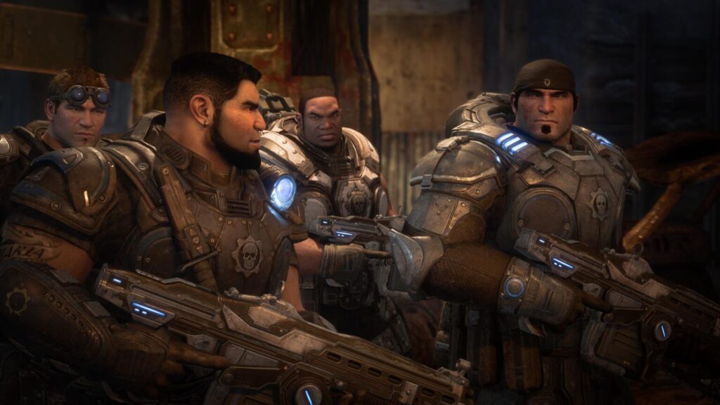Gears of War Reloaded multiplayer beta gameplay on Gridlock map