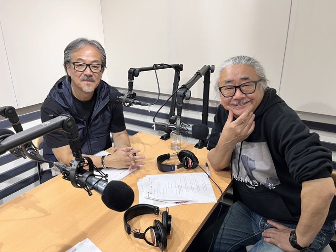 Nobuo Uematsu and Hironobu Sakaguchi discussing Final Fantasy’s early years
