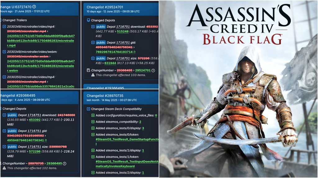 Assassin’s Creed IV Black Flag Steam listing update hinting at remake