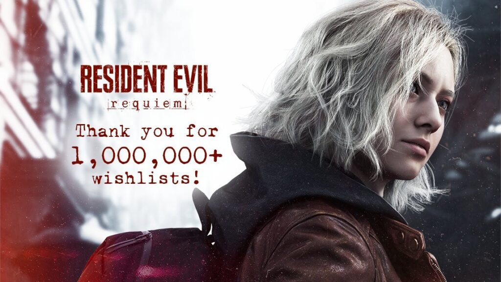 Grace Ashcroft in Resident Evil Requiem trailer standing in ruined Raccoon City