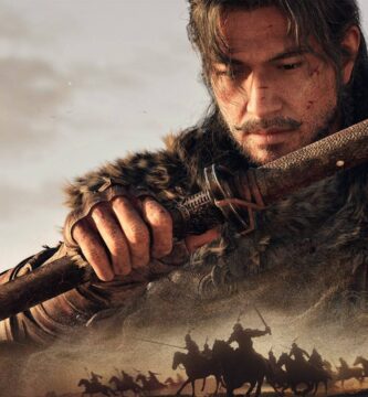 Blood Message official reveal trailer screenshot showing father and son in ancient Chinese setting