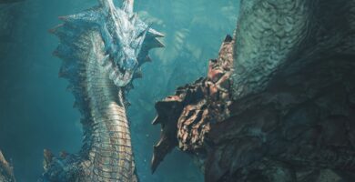 Screenshot of Monster Hunter Wilds showcasing new monsters leaked in Title Update 2