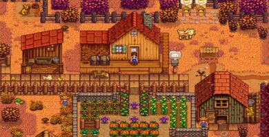 Stardew Valley gameplay showing cozy farm and characters, representing indie game success