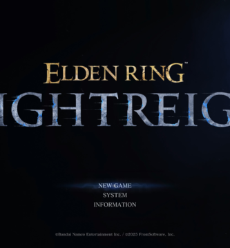Elden Ring Nightreign PC framerate warning with FromSoftware logo